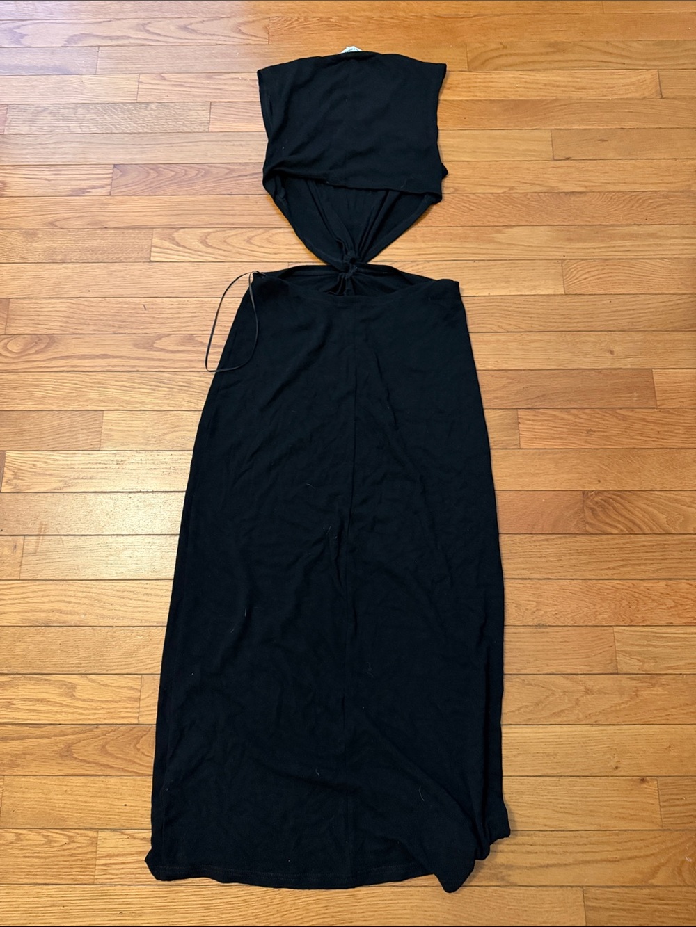 Pretty Garbage Sleeveless Black Cutout Dress